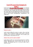 Cost Of Laser Eye Surgery In India - Arohi Eye Hospital PowerPoint PPT Presentation