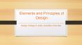 Elements and Principles of Design - Avantika University PowerPoint PPT Presentation