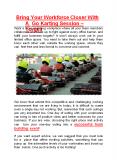 Bring Your Workforce Closer With A Go Karting Session! - TORQ03 PowerPoint PPT Presentation