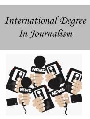 International Degree In Journalism