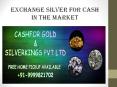 Exchange Silver For Cash in The Market