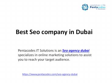 Seo agency dubai