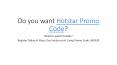 Hotstar Coupon Code PowerPoint PPT Presentation