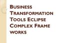 Business Transformation Tools Eclipse Complex Frame work PowerPoint PPT Presentation