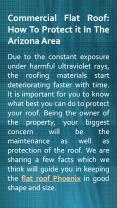 Commercial Flat Roof: How to protect it in the Arizona area PowerPoint PPT Presentation