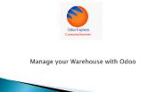 Manage your warehouse with Odoo