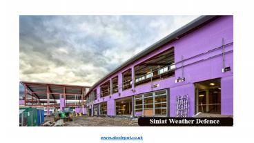 What is the Siniat Weather Defence Board?