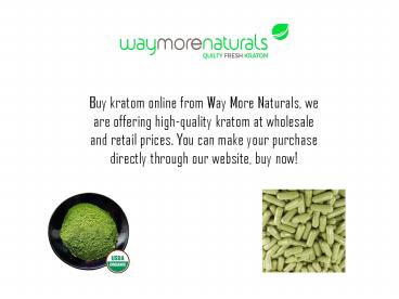 kratom for sale