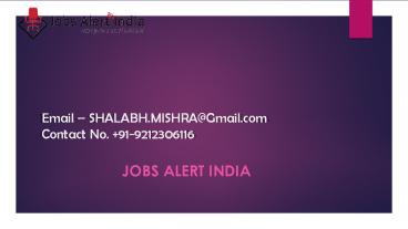 Jobs In Banks India