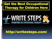 Occupational therapy programs san diego