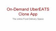 Food Delivery Apps Like UberEATS