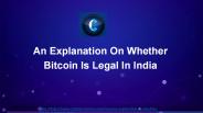 Is BItcoin Legal In India?