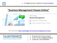 Business Management Degree Courses