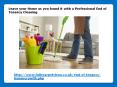 Leave your Home as you found it with a Professional End of Tenancy Cleaning PowerPoint PPT Presentation
