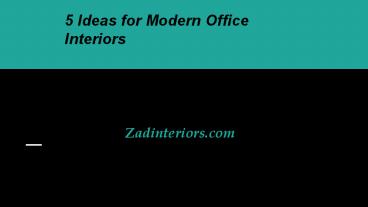 Office Interior Designers In Kolkata