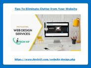 Tips To Eliminate Clutter from Your Website