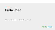 Job Posting Site in India | Post Jobs | Hullojobs.com