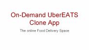 white-label UberEATS Clone App Development Company