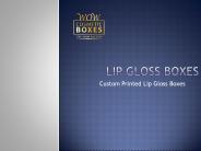 Lip Gloss Boxes