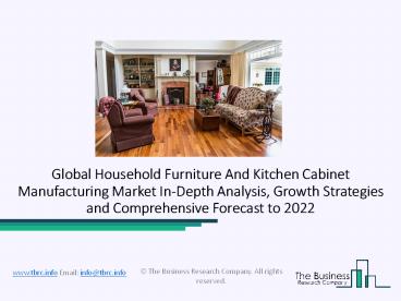 Household Furniture And Kitchen Cabinet Manufacturing Market 2020