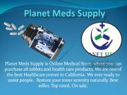 Planet Meds Supply | Online Medical Store | Pharmacy