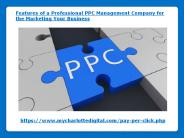Features of a Professional PPC Management Company