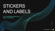 Stickers and Labels