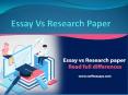 Essay vs Research paper PowerPoint PPT Presentation