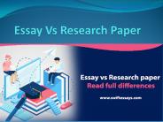 Essay vs Research paper