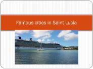 Cities in Saint Lucia