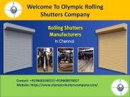 Rolling shutters manufacturers in Chennai