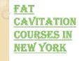Fat Cavitation Courses in New York PowerPoint PPT Presentation