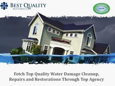 Water Restoration in Irvine