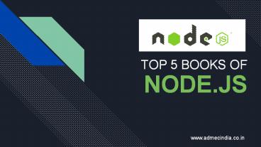 Top 5 Books of Node.js