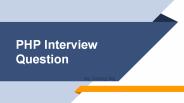 php interview questions | php interview question and answers download