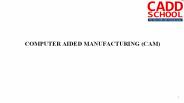 CADD SCHOOL | Computer aided Manufacturing Training in Chennai
