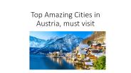 Amazing Cities in Austria