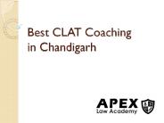 Best CLAT Coaching in Chandigarh