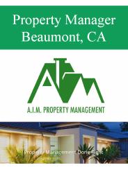 Property Manager Beaumont, CA
