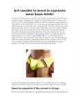Is it sensible to invest in expensive mens boxer briefs? PowerPoint PPT Presentation