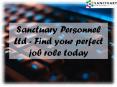 Sanctuary Personnel Ltd – find your perfect job role today PowerPoint PPT Presentation