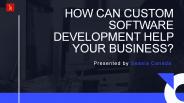 How Can Custom Software Development Help Your Business