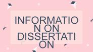 What is a dissertation? and it's overview