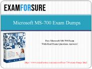 Up-to-date Microsoft MS-700 Test Questions in PDF File