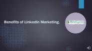 Benefits of LinkedIn Advertising