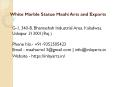 White Marble Statue Maahi Arts and Exports PowerPoint PPT Presentation
