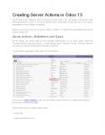 Creating Server Actions in Odoo 13 PowerPoint PPT Presentation