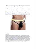 What in Mens g-string attract your partner? PowerPoint PPT Presentation