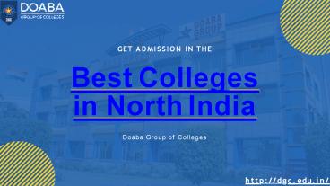 The Best College in North India | Doaba Group of Colleges