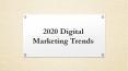 2020 Digital Marketing Trends - Jesse Levine Norristown PowerPoint PPT Presentation